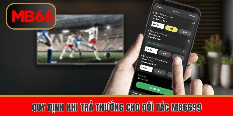 Quy định khi trả thưởng cho đối tác MB6699